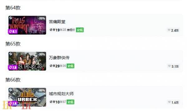 Steam今日史低游戏分享!9月17日史低佳作推荐