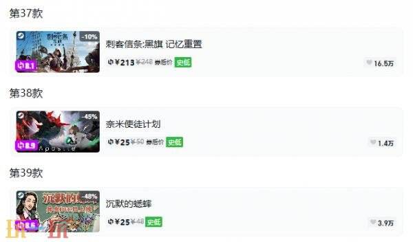 Steam今日史低游戏分享!9月18日史低佳作推荐