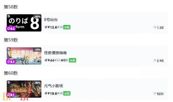 Steam今日史低游戏分享!9月18日史低佳作推荐