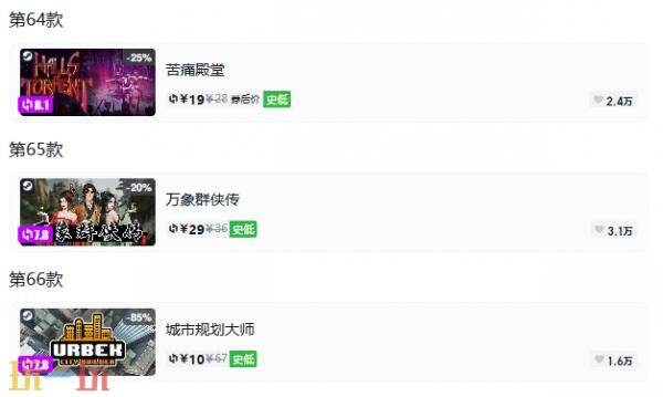 Steam今日史低游戏分享!9月18日史低佳作推荐