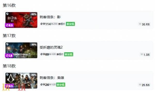 Steam今日史低游戏分享!9月18日史低佳作推荐