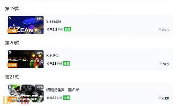 Steam今日史低游戏分享!9月20日史低佳作推荐