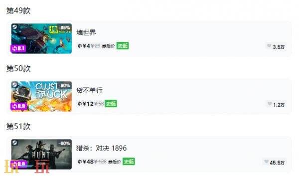 Steam今日史低游戏分享!9月20日史低佳作推荐