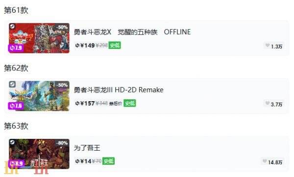 Steam今日史低游戏分享!9月20日史低佳作推荐