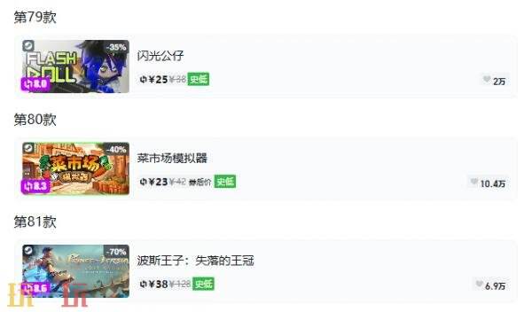 Steam今日史低游戏分享!9月20日史低佳作推荐