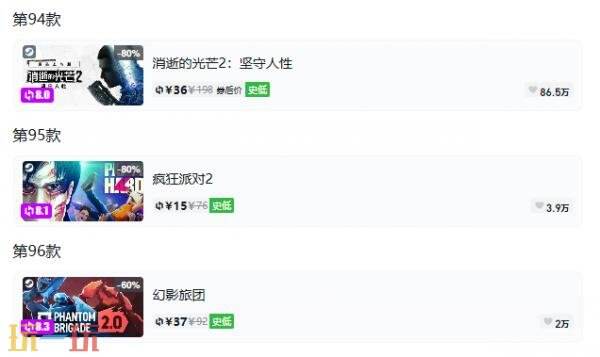 Steam今日史低游戏分享!9月20日史低佳作推荐