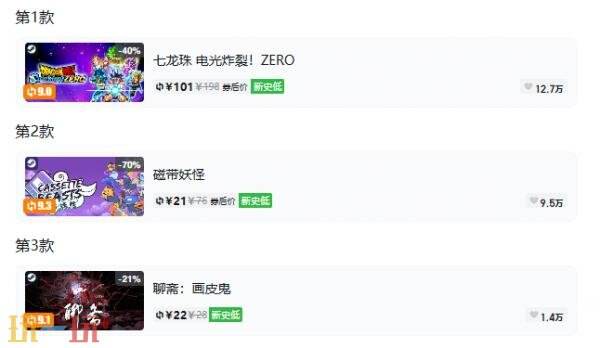 Steam今日史低游戏分享!9月20日史低佳作推荐