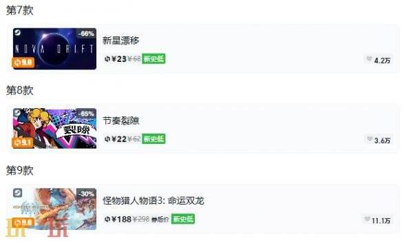 Steam今日史低游戏分享!9月20日史低佳作推荐