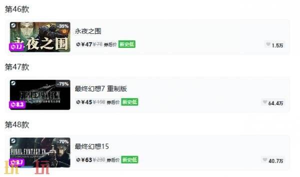Steam今日史低游戏分享!9月20日史低佳作推荐