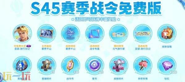 王者荣耀S45赛季战令皮肤【亚瑟-旅行日记】免费获取!