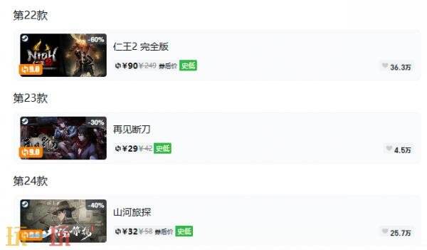 Steam今日史低游戏分享!9月21日史低佳作推荐
