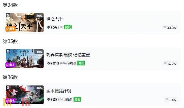 Steam今日史低游戏分享!9月21日史低佳作推荐