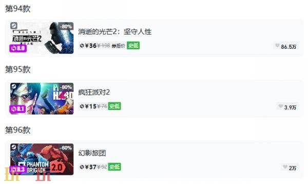 Steam今日史低游戏分享!9月21日史低佳作推荐