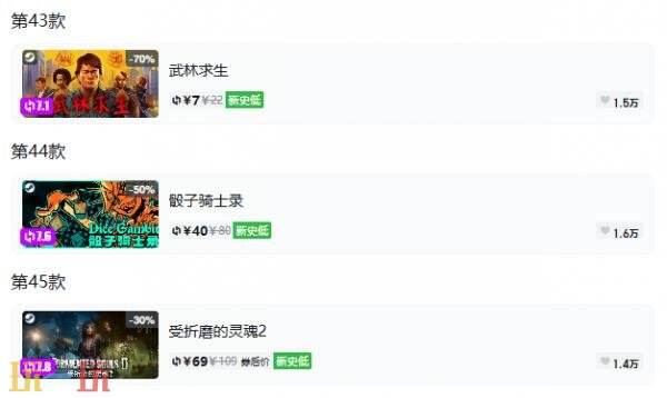 Steam今日史低游戏分享!9月21日史低佳作推荐