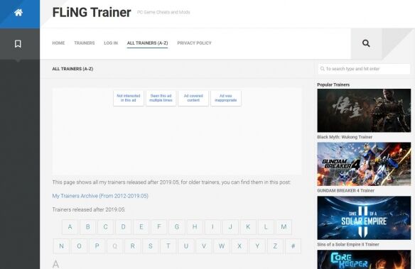 风灵月影官网叫什么 风灵月影FLiNGTrainer官网入口