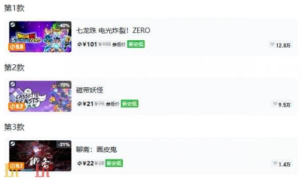 Steam今日史低游戏分享！9月22日史低佳作推荐