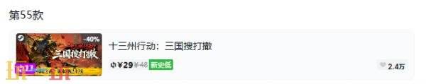 Steam今日史低游戏分享！9月22日史低佳作推荐
