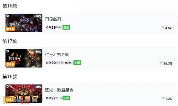 Steam今日史低游戏分享!9月23日史低佳作推荐