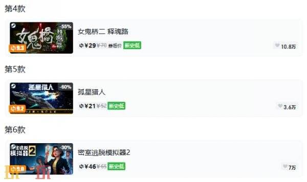 Steam今日史低游戏分享!9月23日史低佳作推荐