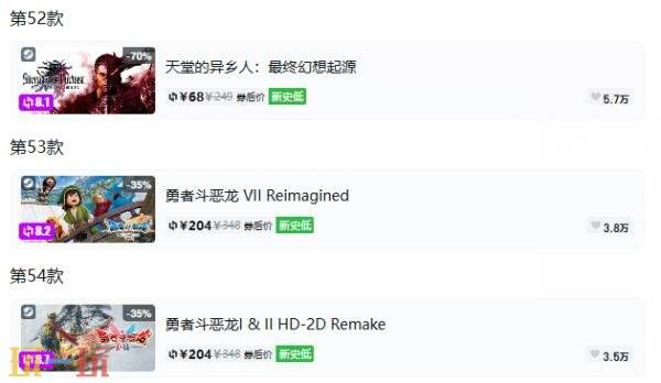 Steam今日史低游戏分享!9月23日史低佳作推荐