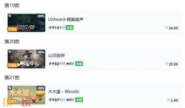 Steam今日史低游戏分享!9月24日史低佳作推荐