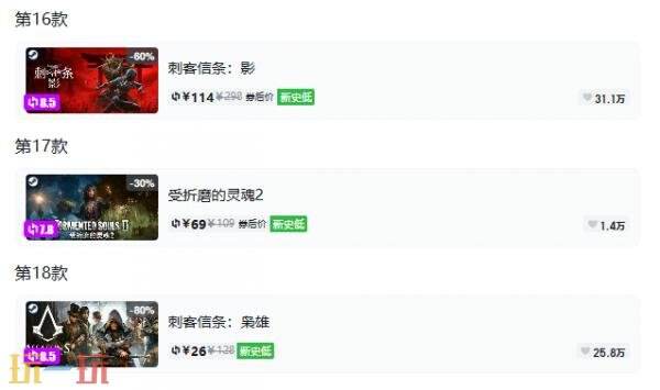 Steam今日史低游戏分享!9月24日史低佳作推荐