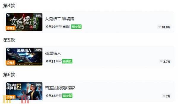 Steam今日史低游戏分享!9月24日史低佳作推荐