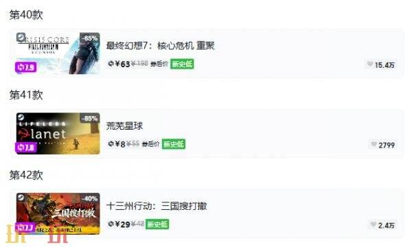 Steam今日史低游戏分享!9月24日史低佳作推荐