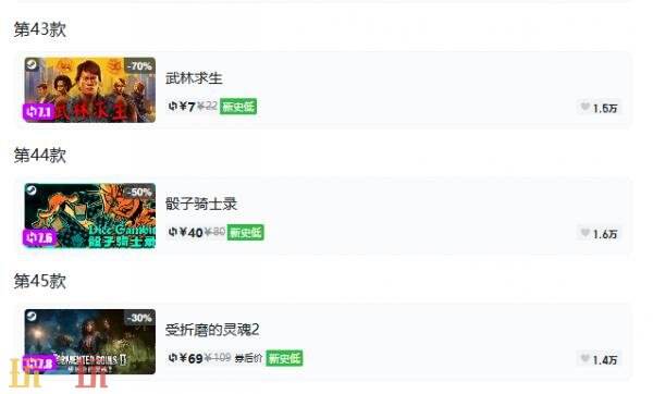 Steam今日史低游戏分享!9月24日史低佳作推荐