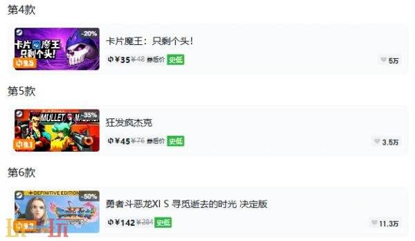 Steam今日史低游戏分享!9月29日史低佳作推荐