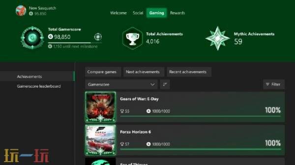 Xbox现已面向Xbox Insider用户开放神话成就功能