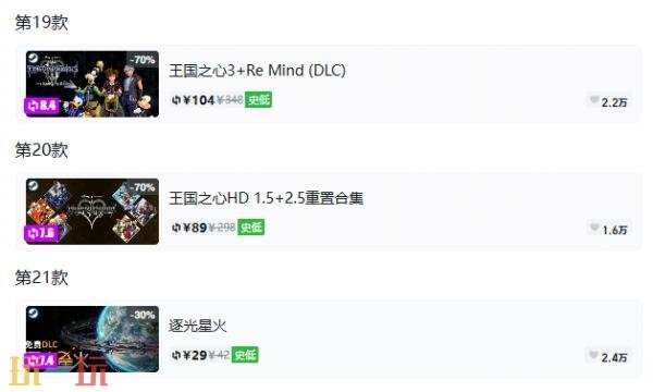 Steam今日史低游戏分享！9月30日史低佳作推荐