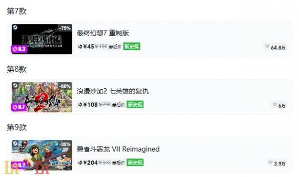 Steam今日史低游戏分享！9月30日史低佳作推荐