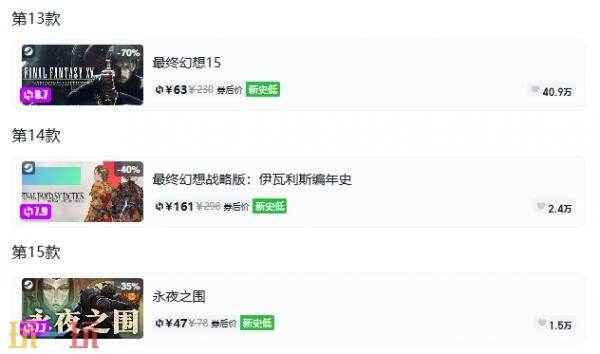 Steam今日史低游戏分享！9月30日史低佳作推荐