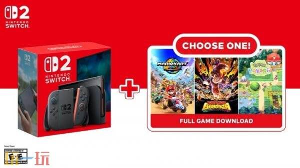 Switch 2任选游戏套装日语版将于11月12日推出