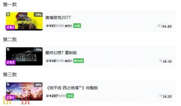 Steam今日史低游戏分享!10月06日史低佳作推荐