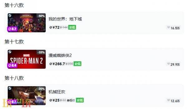 Steam今日史低游戏分享!10月06日史低佳作推荐