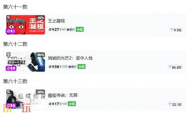 Steam今日史低游戏分享!10月06日史低佳作推荐