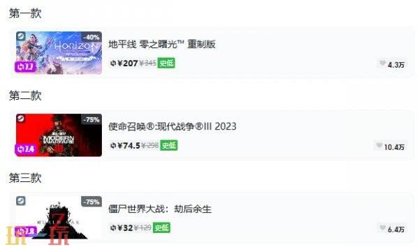 Steam今日史低游戏分享!10月06日史低佳作推荐