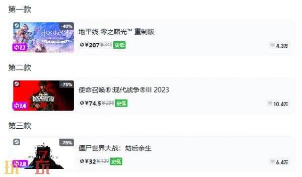 Steam今日史低游戏分享!10月07日史低佳作推荐