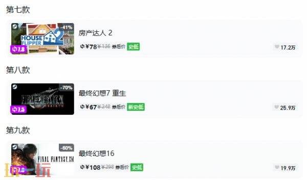 Steam今日史低游戏分享!10月07日史低佳作推荐