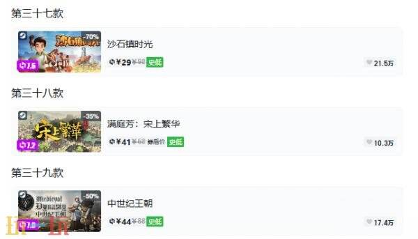 Steam今日史低游戏分享!10月07日史低佳作推荐