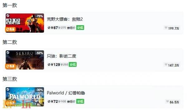 Steam今日史低游戏分享！10月09日史低佳作推荐