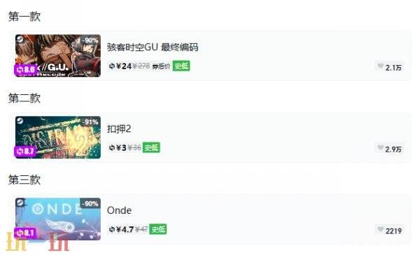 Steam今日史低游戏分享！10月09日史低佳作推荐