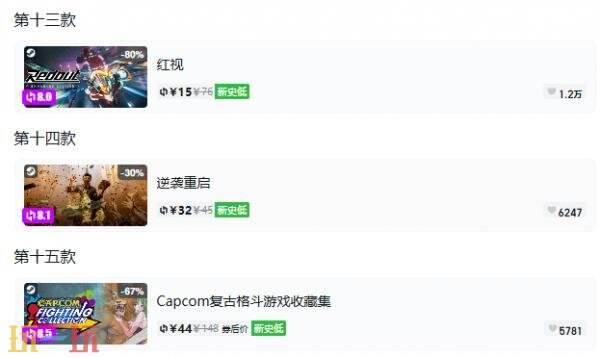 Steam今日史低游戏分享!10月13日史低佳作推荐