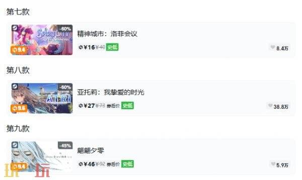 Steam今日史低游戏分享!10月13日史低佳作推荐