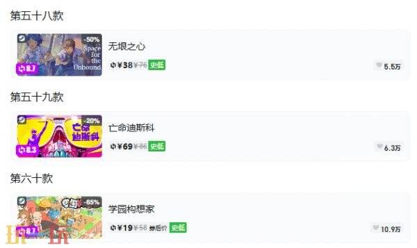 Steam今日史低游戏分享!10月13日史低佳作推荐