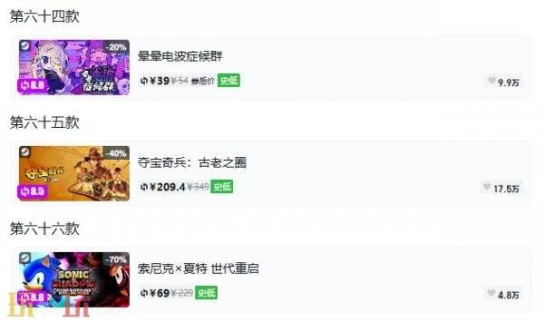 Steam今日史低游戏分享!10月13日史低佳作推荐