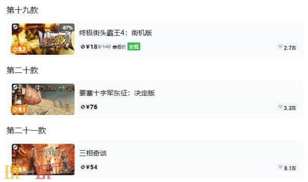 Steam今日史低游戏分享!10月16日史低佳作推荐