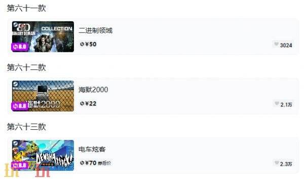 Steam今日史低游戏分享!10月16日史低佳作推荐